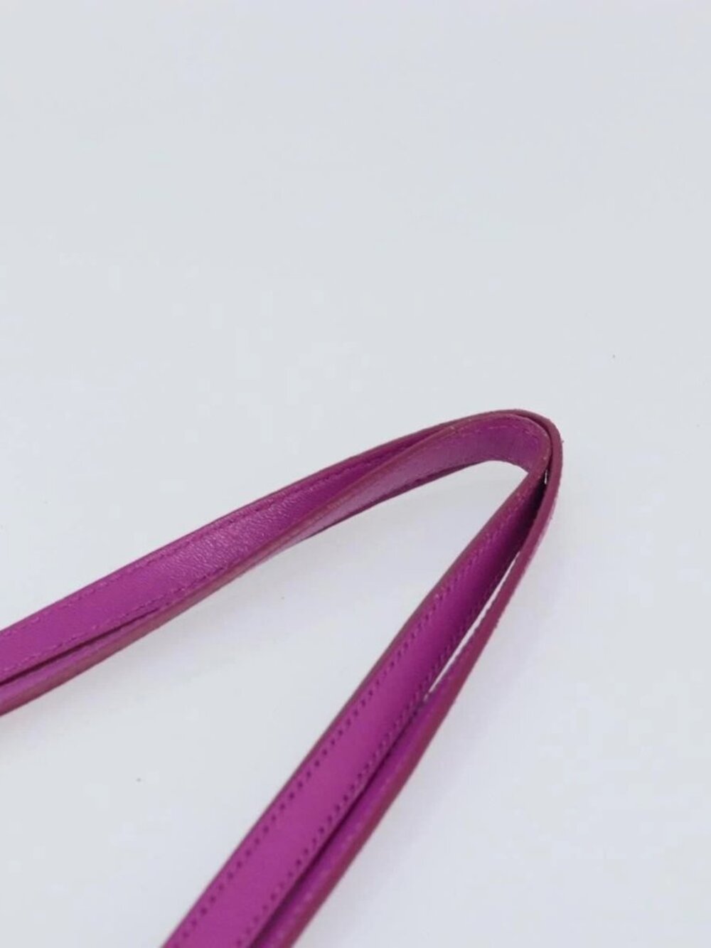 Jimmy Choo Studs Tote Bag Leather Purple Silver Auth yk20140 - Picture 9 of 16